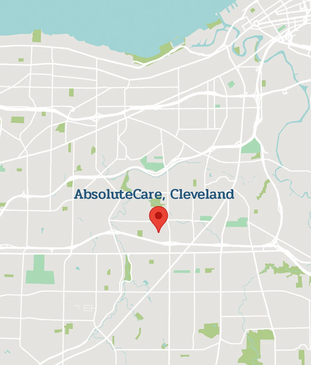 AbsoluteCare Clinic Location Cleveland Map