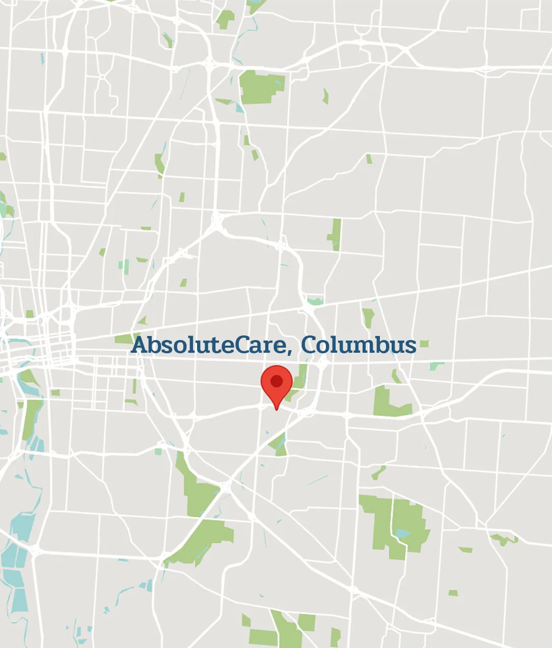 AbsoluteCare Clinic Location Columbus Map