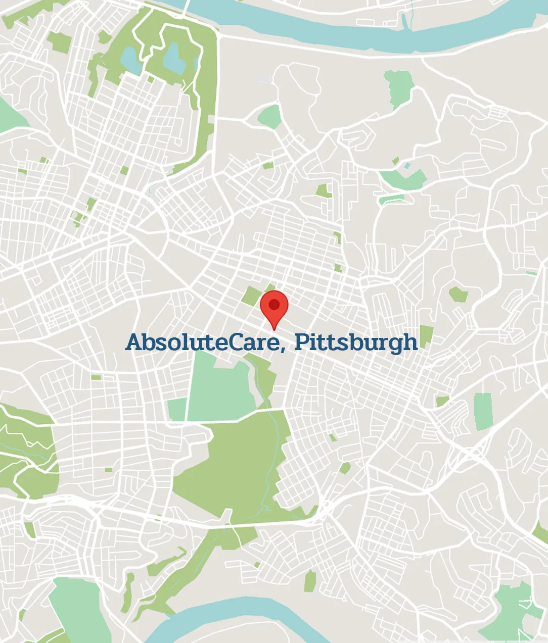 AbsoluteCare Clinic Location Pittsburgh Map